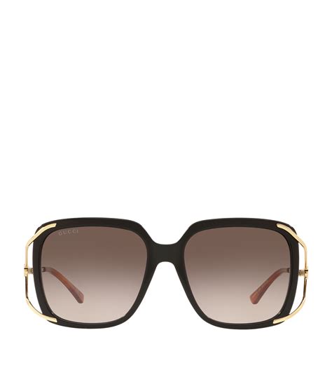 gucci gucci script sunglasses|gucci women's oversized square sunglasses.